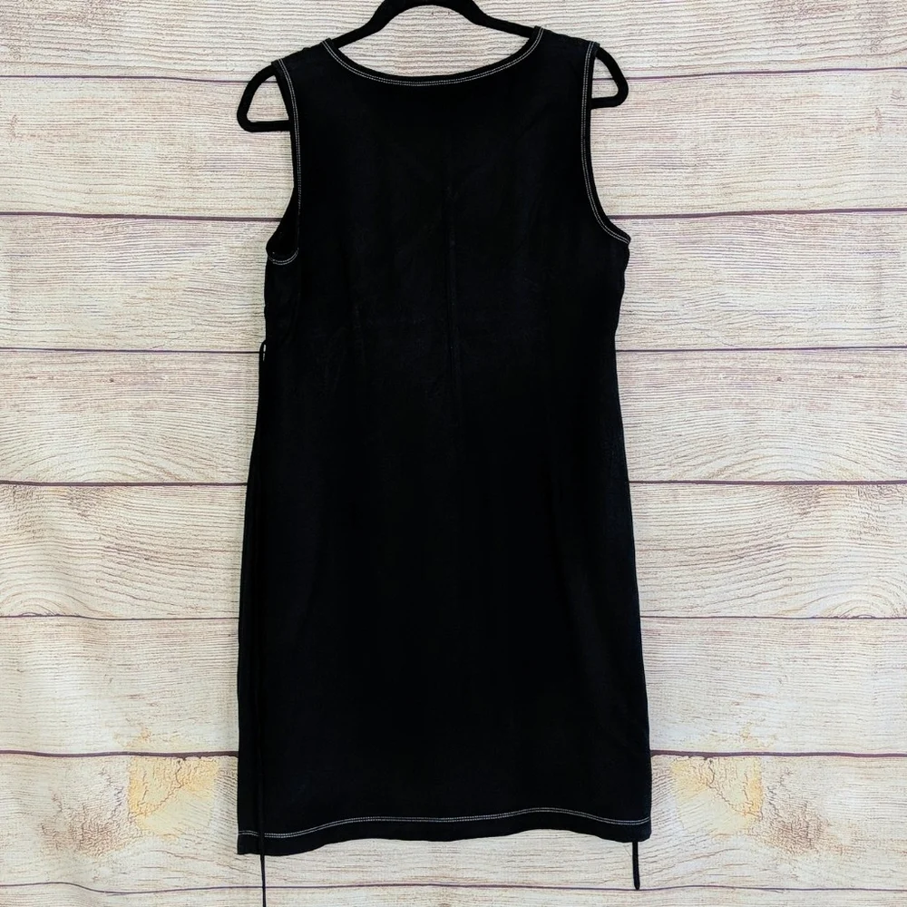 Motherhood maternity sleeveless black dress sz med - Picture 3 of 7